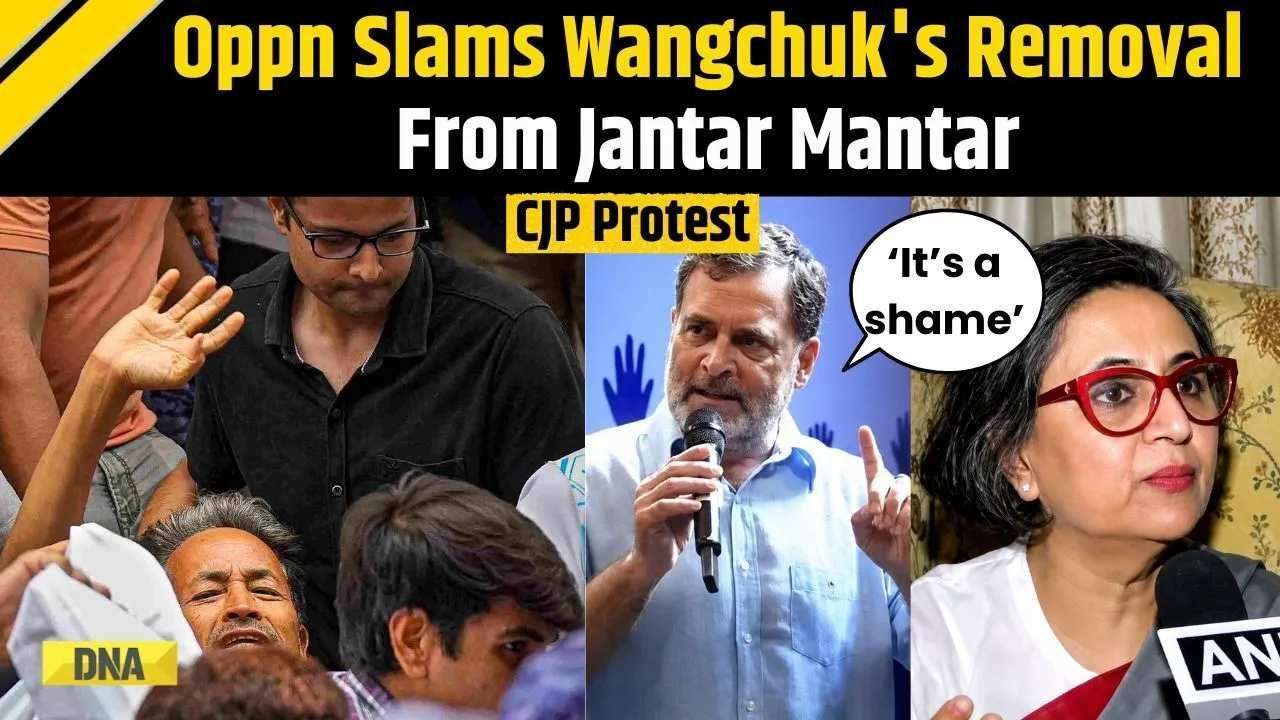 CJP Protest: 'It's A Shame'; Oppn Slams Wangchuk's Removal From Jantar Mantar; BJP Defends Move