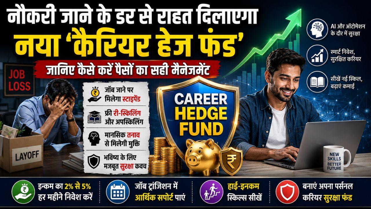 क्या AI आपकी नौकरी खतरे में डाल रहा है? जानिए क्या होते हैं 'कैरियर हेज फंड' जो आपको अनएम्प्लॉयमेंट से बचाएंगे