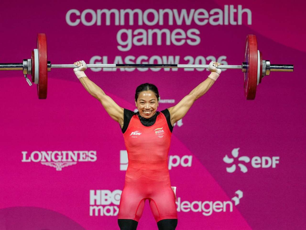 Mirabai Chanu wins historic third CWG gold, sets record as India's medal tally reaches three