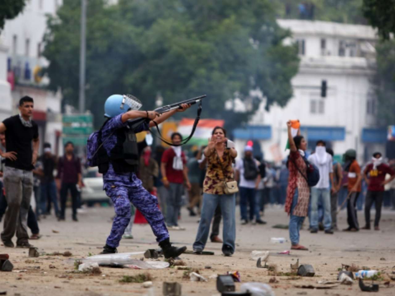 Document shows RAF fired anti-riot gun twice during Jantar Mantar protest on DCP-rank officer’s directive