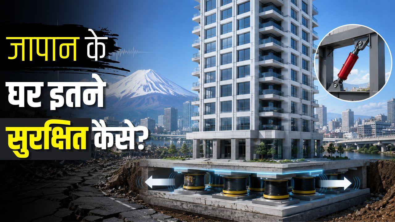 जापान में भयंकर भूकंप के बाद भी कैसे सुरक्षित रहती हैं ऊंची इमारतें? जानें कौन सी तकनीक से बनते हैं घर