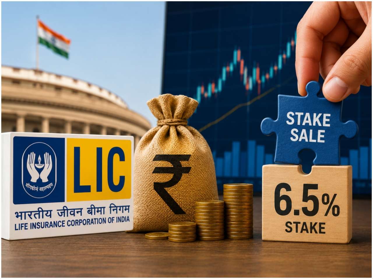 Why is the government selling a 6.5% stake in LIC? Explained