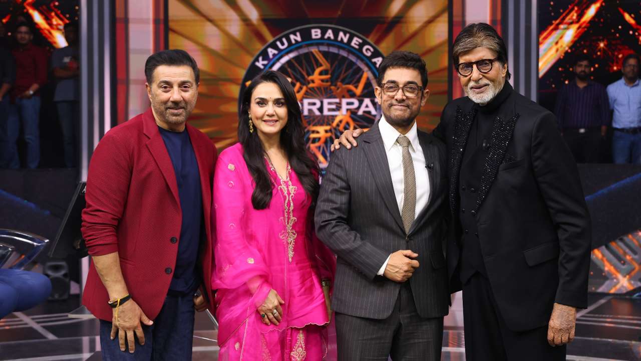 Aamir Khan, Sunny Deol, Preity Zinta join Amitabh Bachchan on KBC 18 premiere episode to promote Batwara 1947