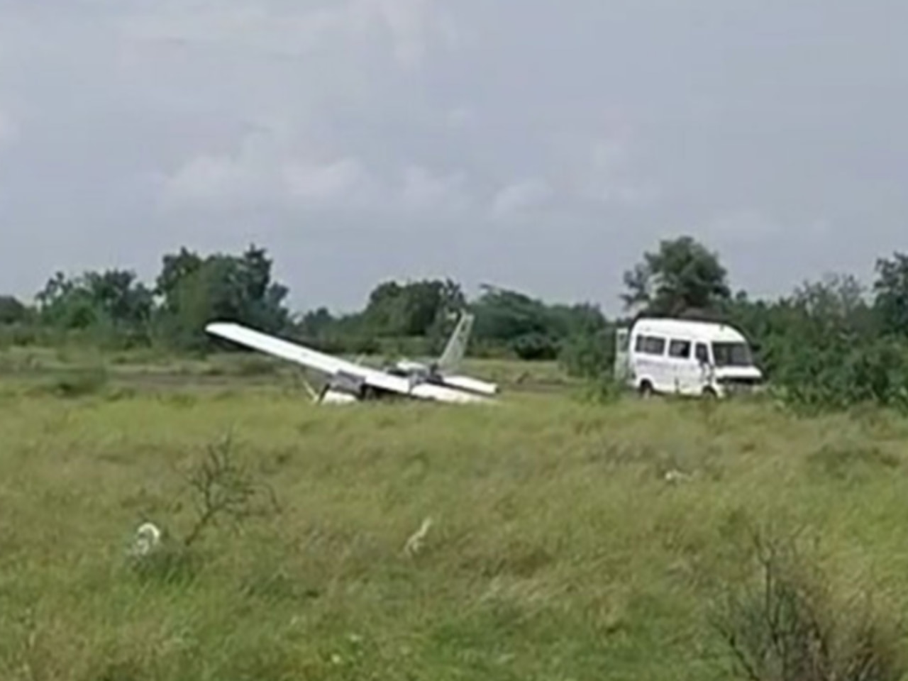 An aircraft (VT-SEX) was involved in a runway excursion incident at Baramati Airfield during a training exercise, said Pune police.
