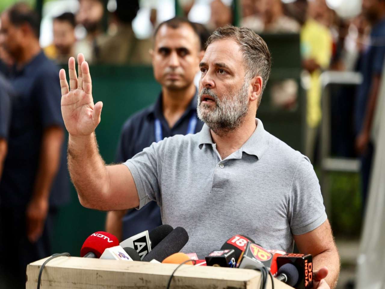 Targeting Shah and PM Modi, Gandhi said: "Thirteen days have passed - not a word has come from Home Minister Amit Shah's mouth. Instead of apologising, Modi ji is doling out pardons."
