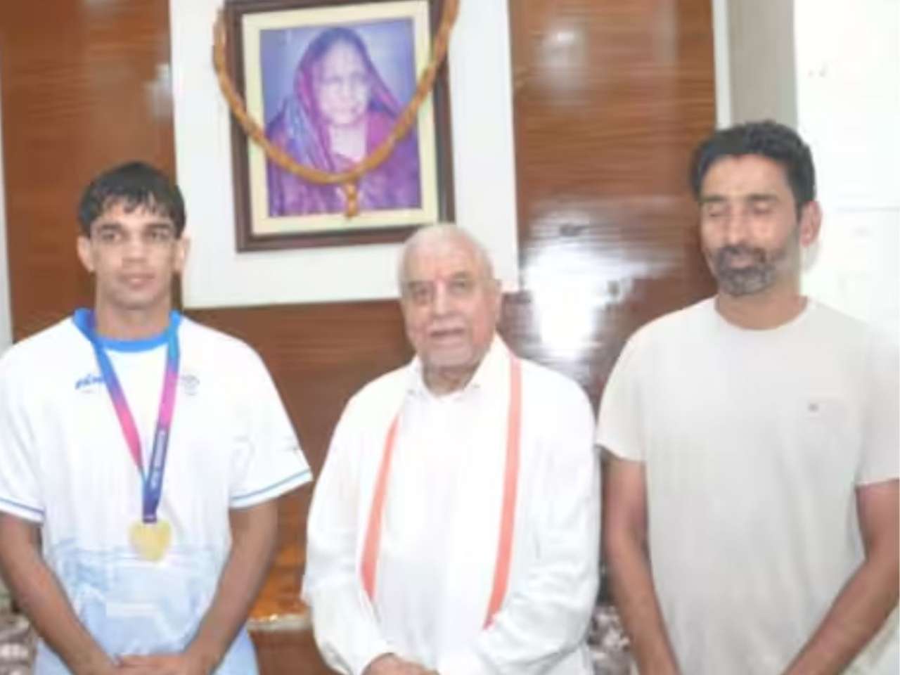CWG 2026: Dr Subhash Chandra meets Ankush Panghal, says 'Foundation is proud of his Gold Medal'