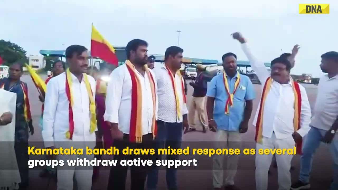 Karnataka Bandh Protest Intensifies; Several Detained, Passengers Forced To Walk After Buses Halted