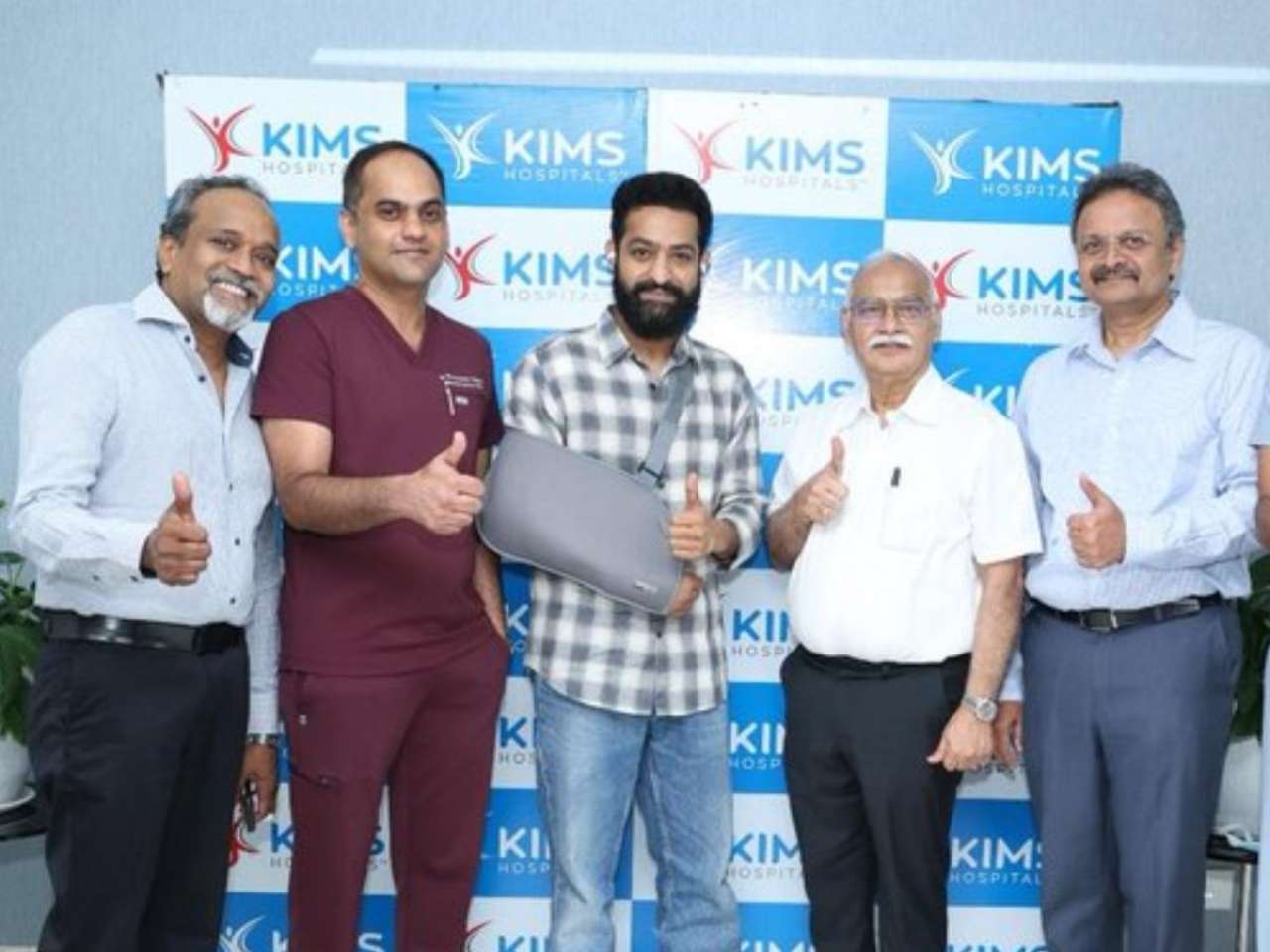Jr NTR undergoes shoulder surgery, discharged from KIMS, photos go viral: 'I'm doing well'