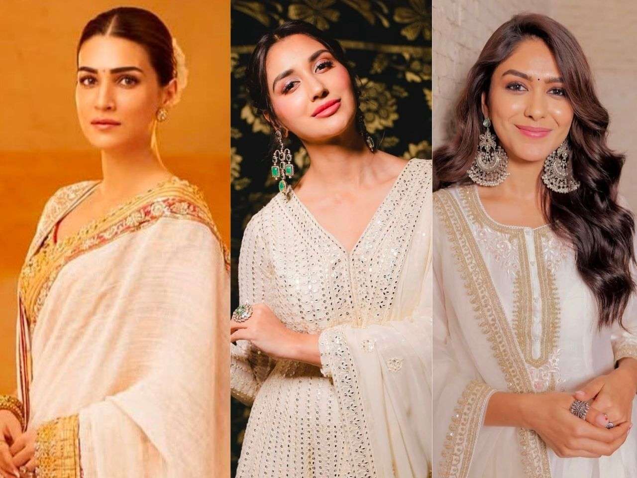 Independence Day 2026: From Kriti Sanon, Nikita Dutta, Mrunal Thakur; Indian actresses who look like Goddesses in white 