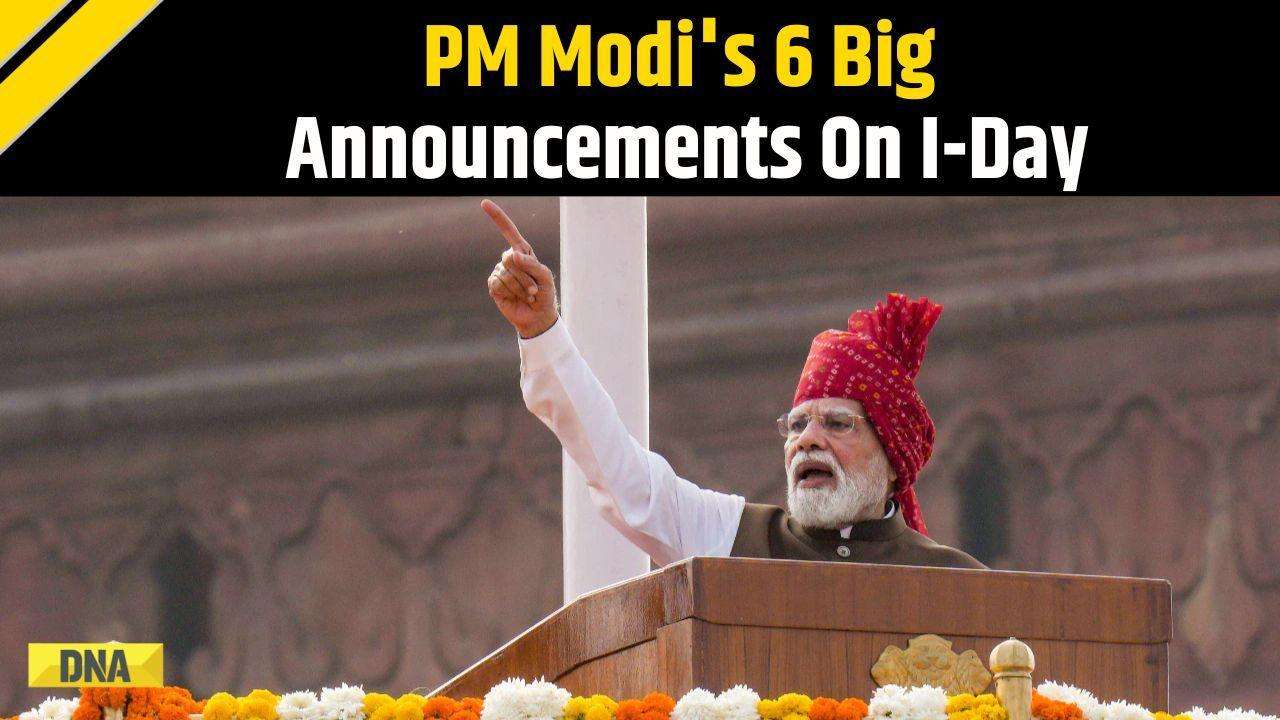 PM Modi News: 'Free Coaching, AI Mission', PM Modi’s 6 Big Independence Day Announcements