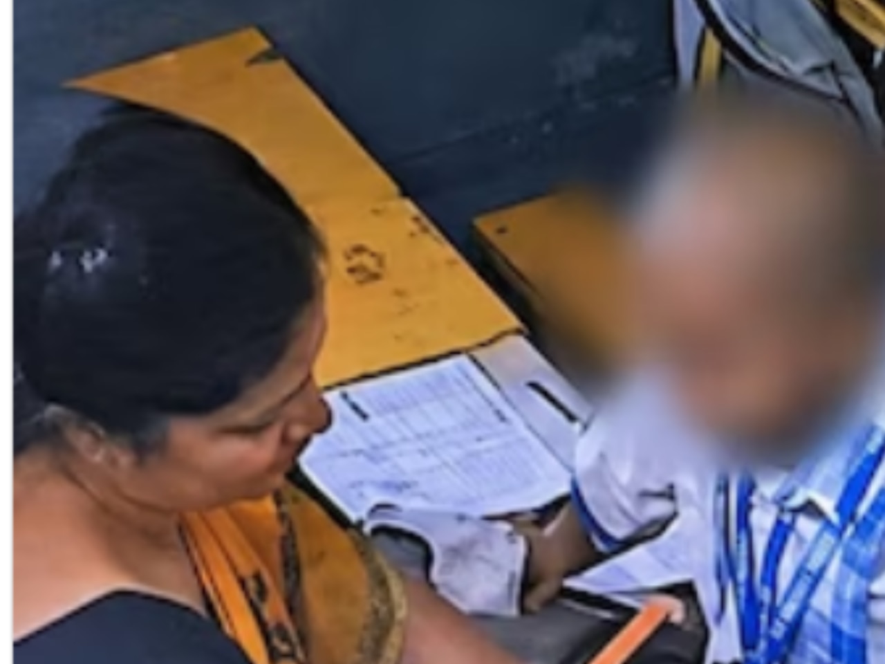 Homework row turns tragic: 6-year-old LKG student dies, teacher seen slapping him on CCTV