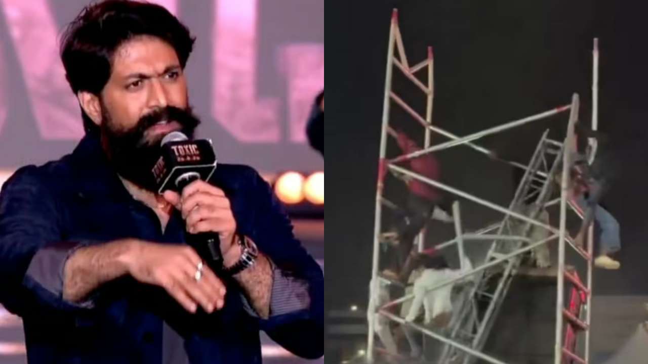 Viral video: Yash reacts after major accident leaves four injured at Toxic pre-release event in Hyderabad