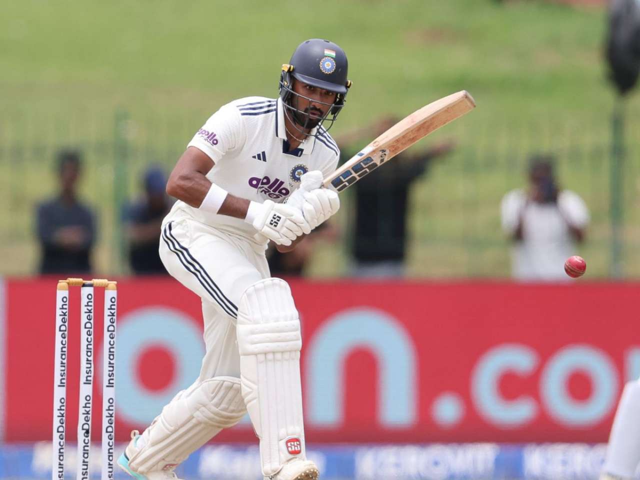 IND vs SL 2nd Test: India end Day 1 at 300/5 as Devdutt Padikkal hits 117; Rishabh Pant walks off injured
