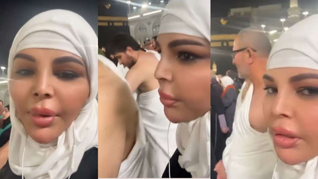 Viral video: Rakhi Sawant cries for help at Kaaba, says 'mere desh ko bacha lo', gets brutally trolled