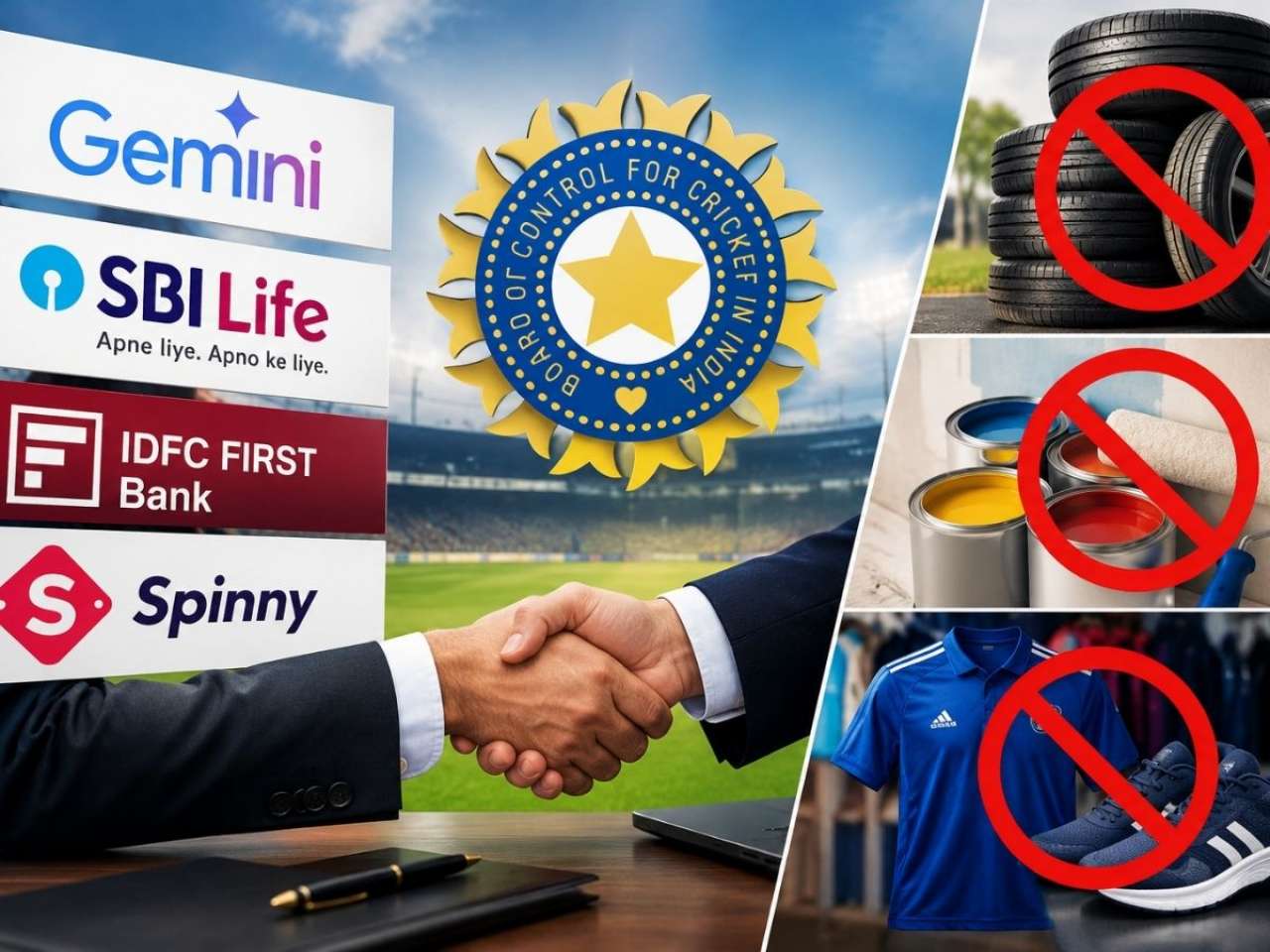 Explained: Why BCCI barred tyre, paint, sportswear brands while holding sponsorship talks with Gemini, SBI and others