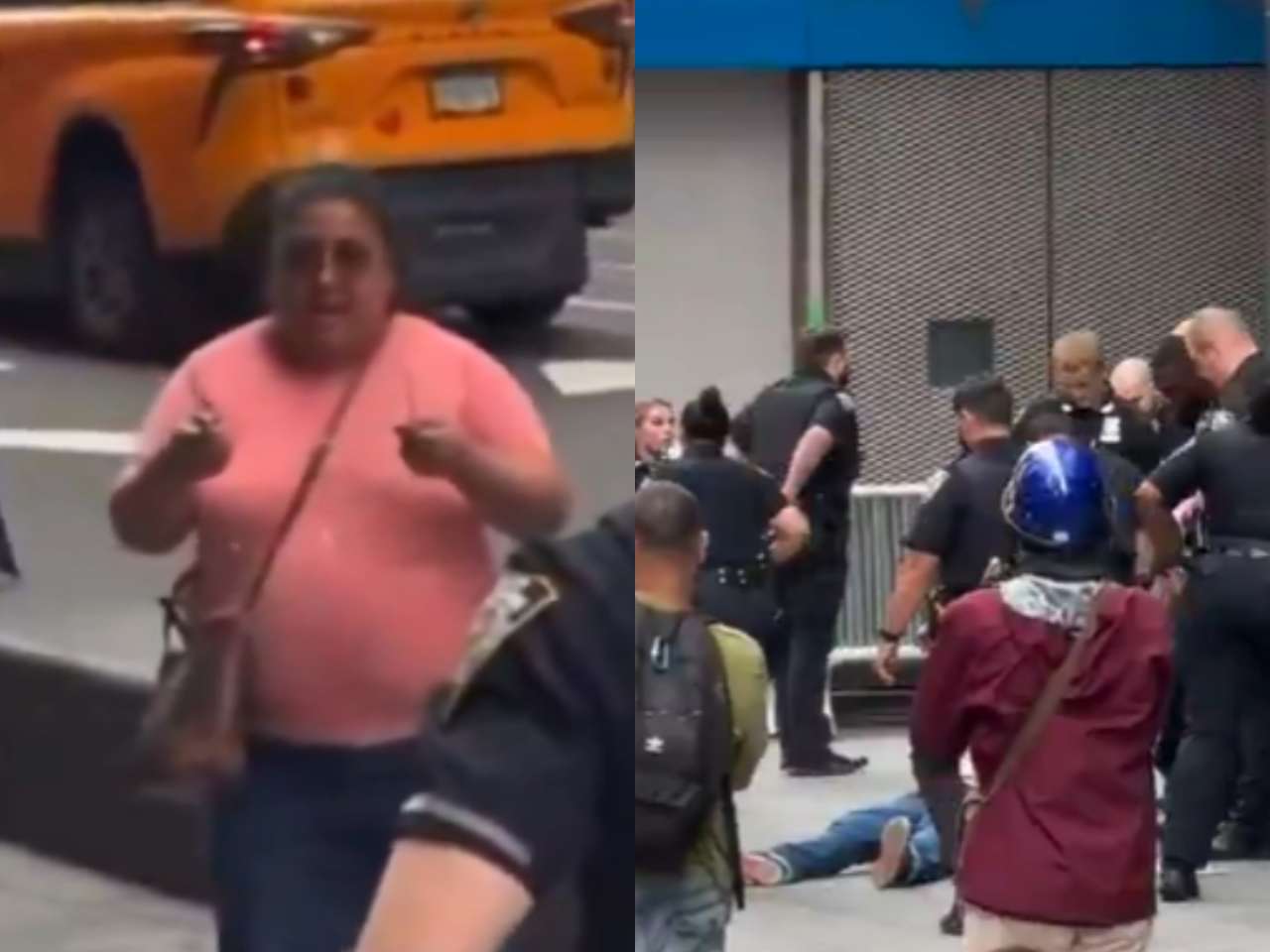 Knife-wielding woman stabs two in New York's Times Square, one dies; attacker shot dead by US police
