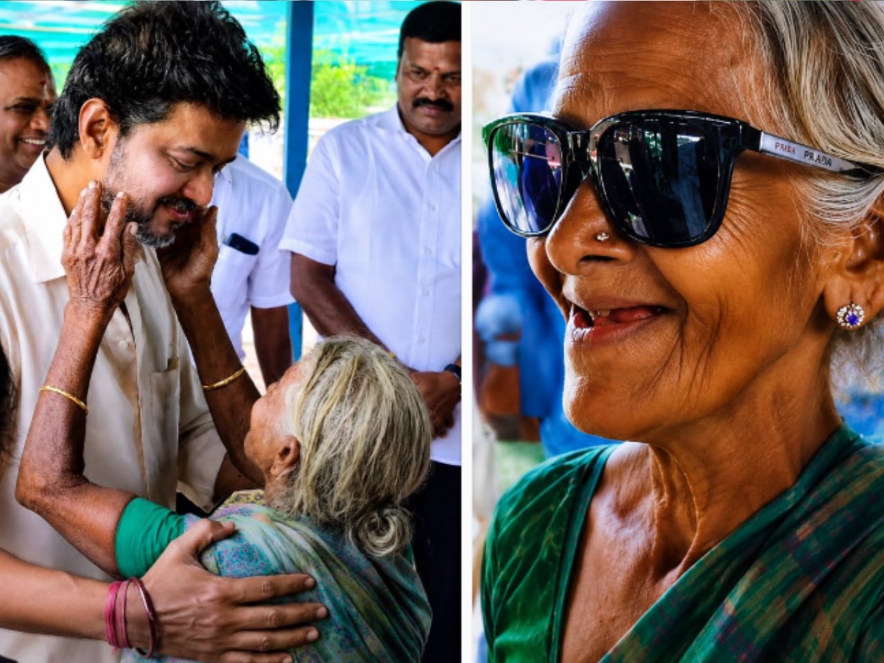 Tamil Nadu CM's movie moment: Vijay gifts expensive Christian Dior sunglasses to poor woman| Watch Video