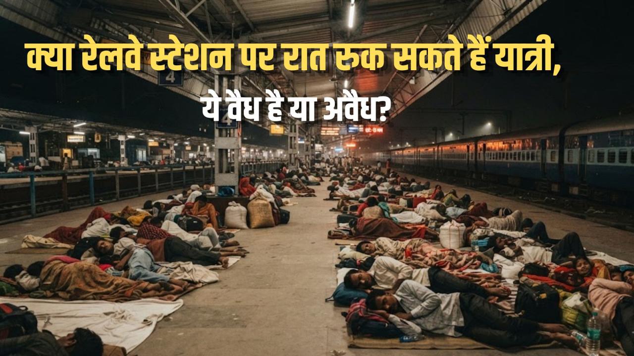 Railway Rules: क्या रेलवे स्टेशन पर बिता सकते हैं पूरी रात या लग जाएगा जुर्माना? जान लें क्या हैं नियम 
