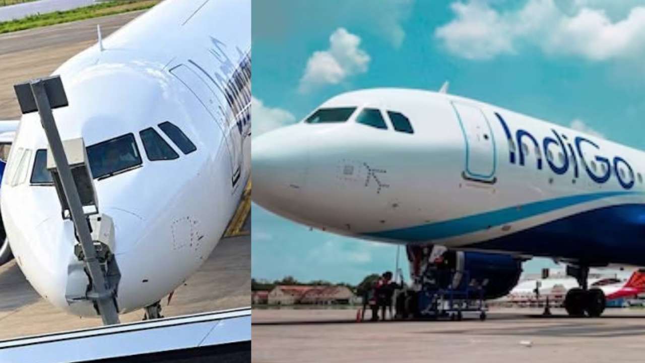 An IndiGo flight from Navi Mumbai to Srinagar came into contact with a pole while parking at Srinagar Airport on Friday morning. All passengers and crew are safe and further inquiry is underway.