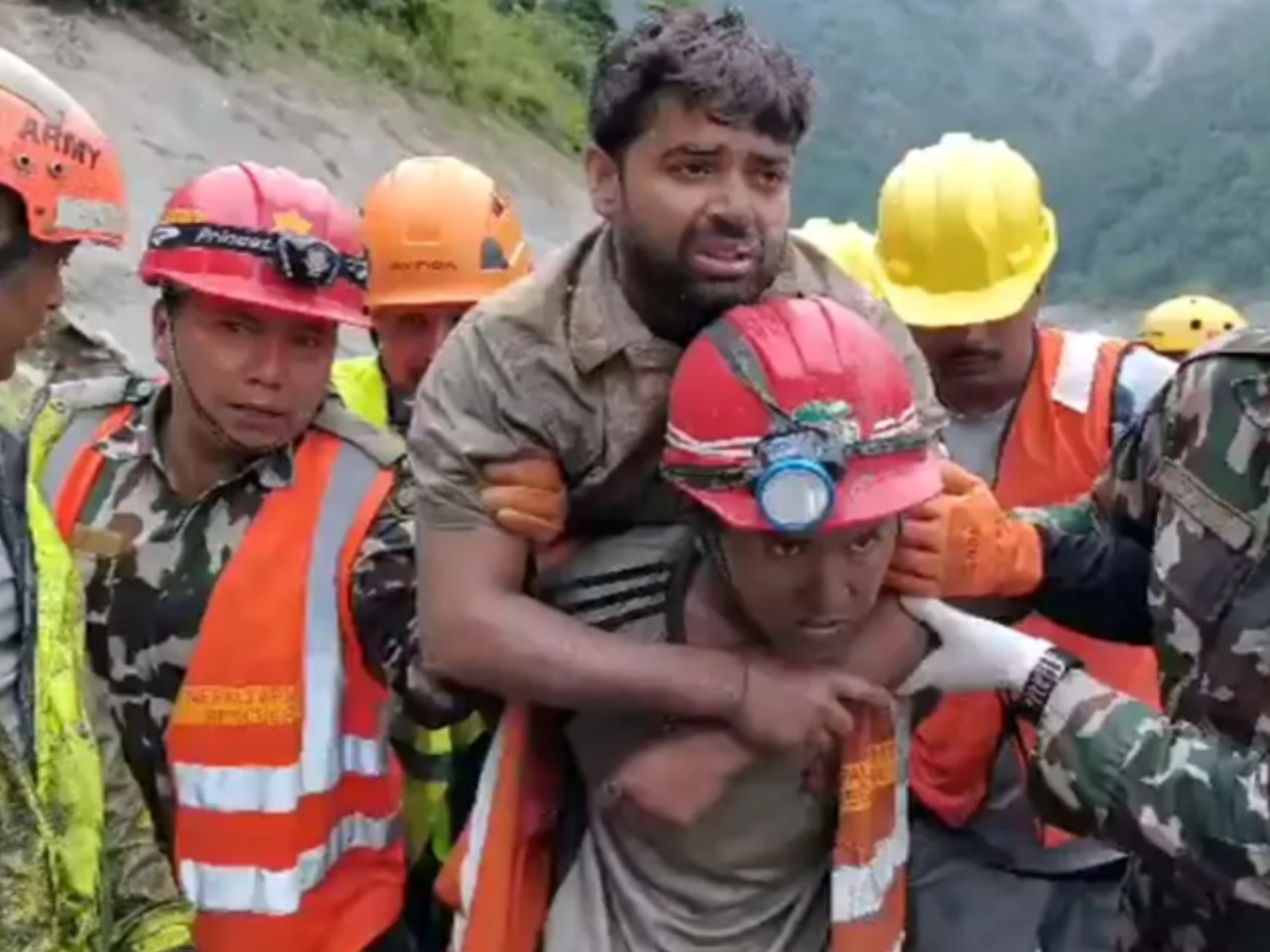 Nepal Floods: 2 hydropower workers rescued after 9 days; Sanjay Sah chanted ‘Hare Krishna’ while trapped