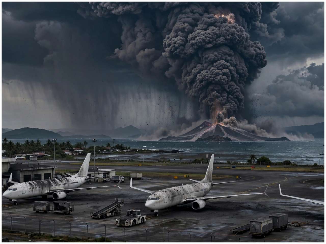 Volcano chaos in Indonesia: 300+ flights hit as ash cloud rises 50,000 feet