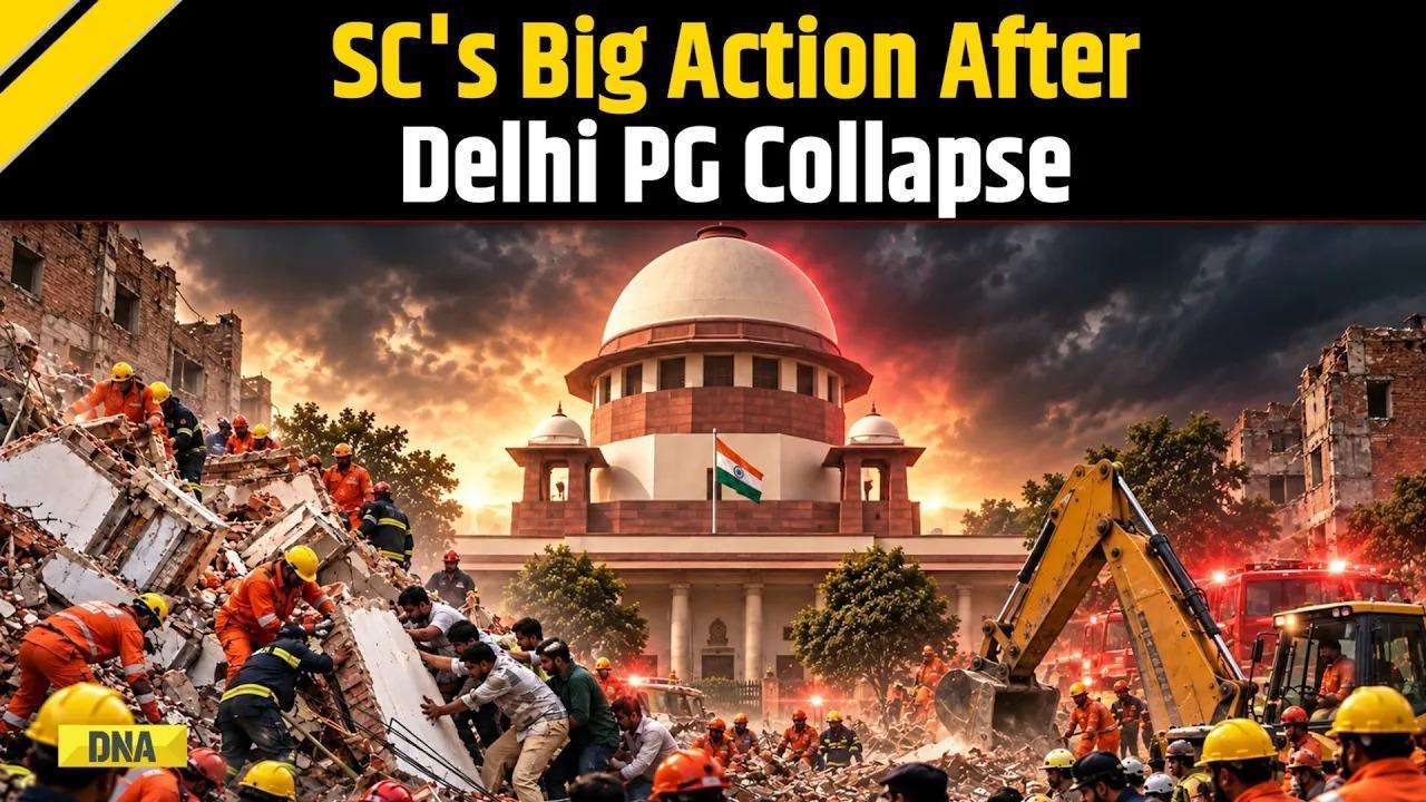Delhi PG Collapse: Supreme Court Steps In After Satya Niketan PG Tragedy Kills 7, Announces Big Move