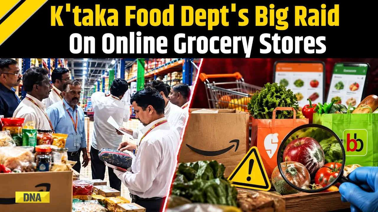 Karnataka food safety officials raided Amazon and Swiggy Instamart dark stores in Bengaluru; expired, mislabelled items seized