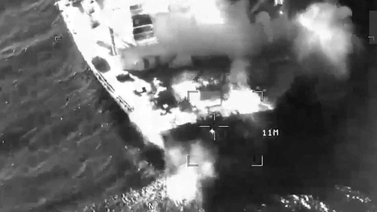 United States destroyed five Iranian crude oil carriers after Iran Islamic Revolutionary Guard Corps IRGC twice targeted US Navy warship ballistic missiles over past two days US Central Command CENTCOM said Tuesday. 