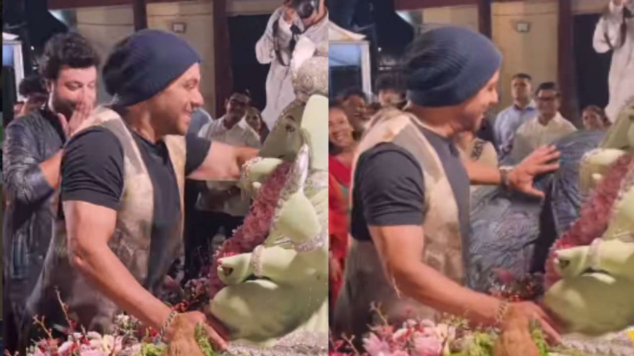 Salman Khan teases Varun Sharma during Ganpati Visarjan, video goes viral: 'Aur kitna wish...' | Watch