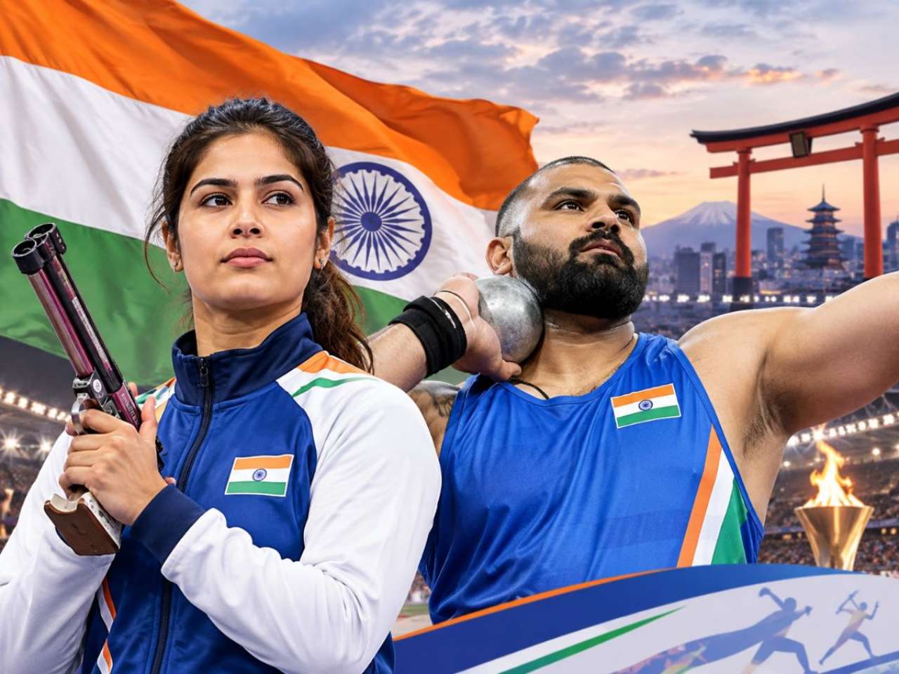 Asian Games 2026: Manu Bhaker and Tajinderpal Singh Toor named India’s flag-bearers for opening ceremony
