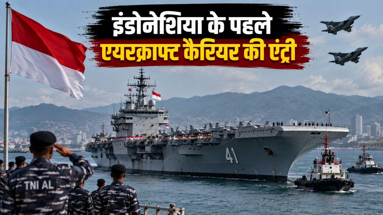 इंडोनेशिया को मिला पहला एयरक्राफ्ट कैरियर 'KRI गजह माडा'; इटली का यह जंगी जहाज क्यों बना बहस का मुद्दा?