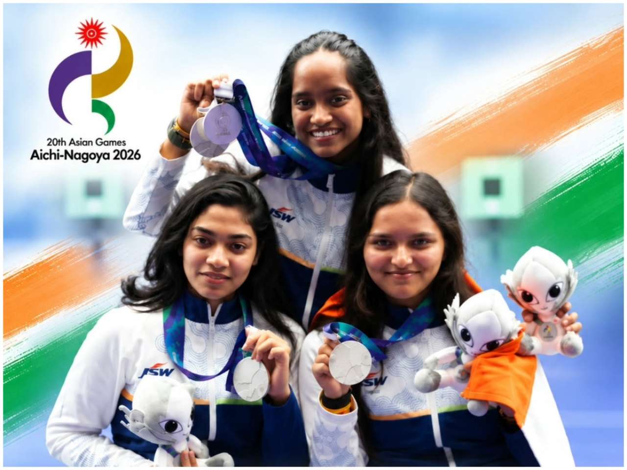 Asian Games 2026: Indian shooters fire another silver into medal tally, make it 3 in 2 days