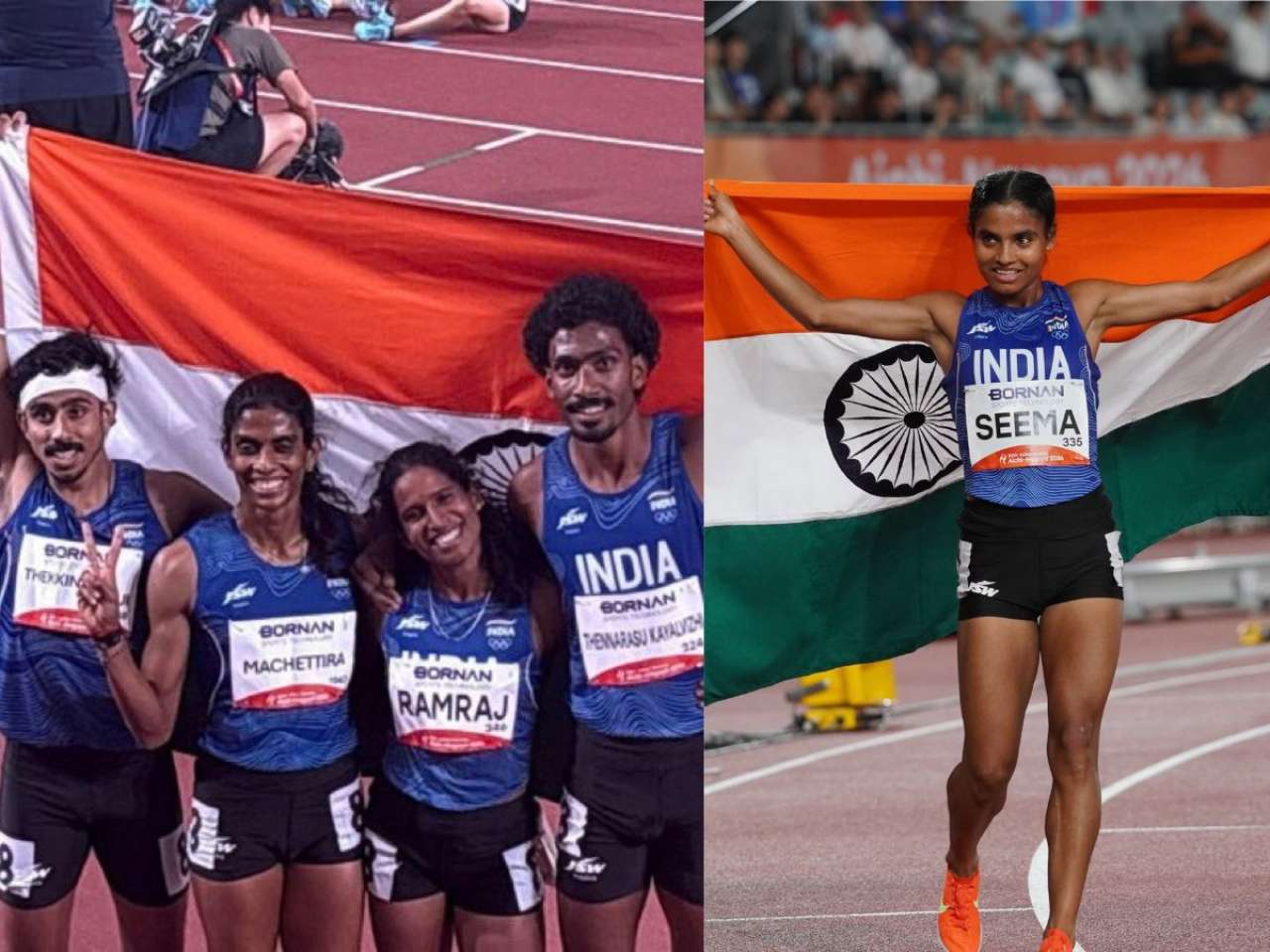 Asian Games 2026: India win silver in mixed 4x400m relay; Seema Kumari bags bronze in women's 10,000m
