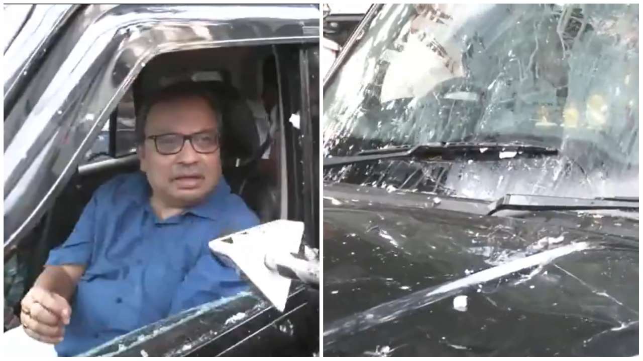 Eggs, bricks hurled at Kunal Ghosh’s car ahead of Mamata’s Bengal rally