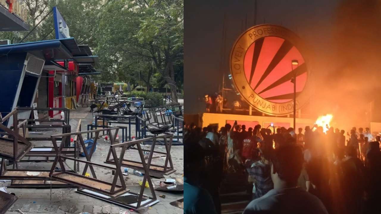 As per a protesting student, a female student was raped by a construction worker inside the campus, after which college authorities sent her home. Her roommate later told other students that she had died by suicide.

