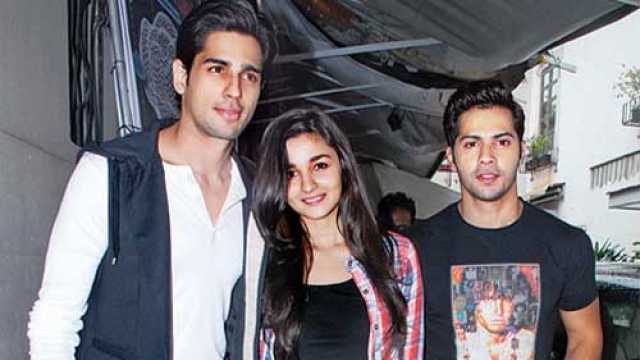 Varun Dhawan Alia Bhatt And Siddharth Malhotra Unite For A Cause