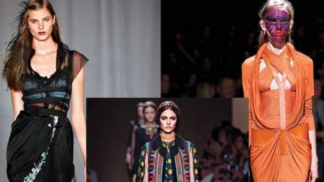 India shining: Designers at Paris, Milan and New York borrow ...