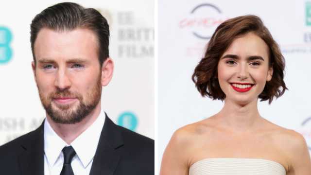 Is Chris Evans dating Lily Collins?