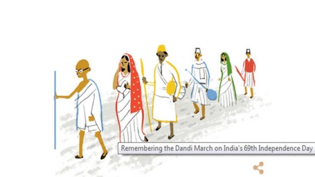 Google Doodle celebrates India's Independence Day
