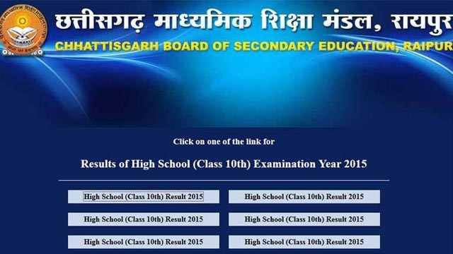 Cgbse Nic In 10th Hs Results 16 Chhattisgarh Board Class 10th Matric Exam Results 16 Likely To Be Declared On 28th April 16 On Cgbse Net