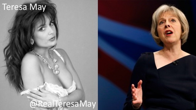 When new British PM Theresa May was confused for a porn star