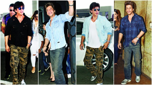 Shah Rukh Khan with son Aryan Khan and AbRam Khan get snapped at the  airport - see pics | Hindi Movie News - Times of India