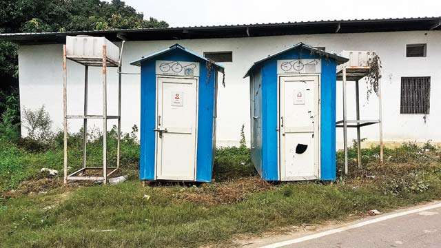 Many loos in PM's 'village', but they're too small to use