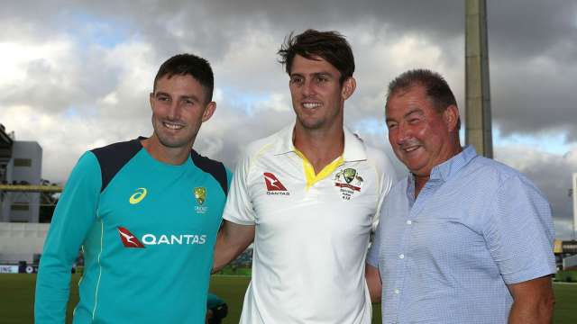 All in the family: Mitchell Marsh joins father Geoff, brother Shaun as  Ashes centurions