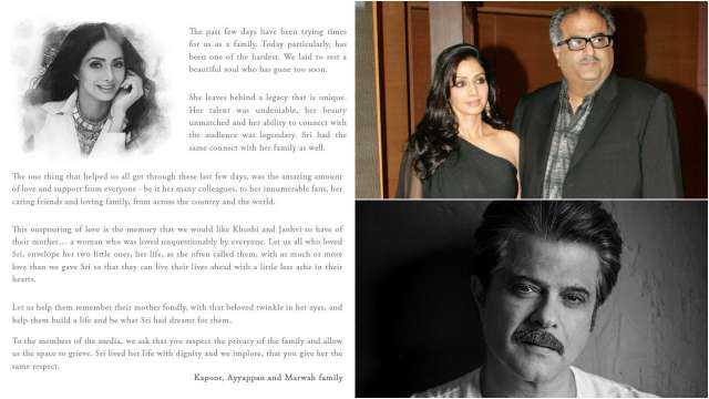 We Laid To Rest A Beautiful Soul: Anil Kapoor Shares A Joint Statement ...