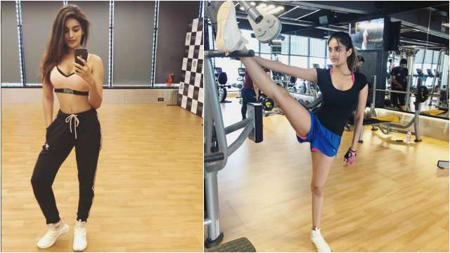 640px x 360px - In pics and videos: Munna Michael actress Nidhhi Agerwal sweats it out in  style!