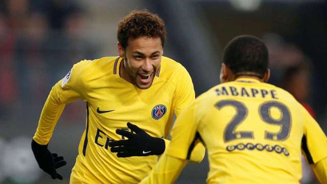Neymar and Mbappe