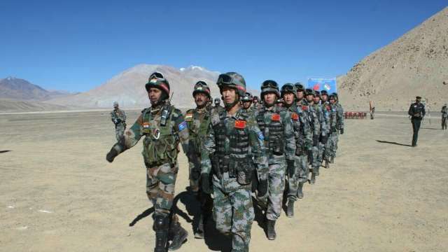 Indian and Chinese Army