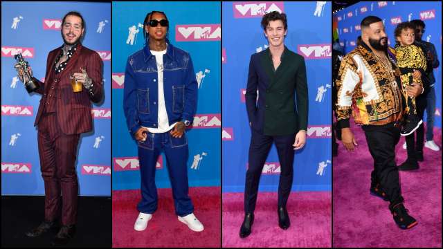Post Malone, Tyga, Shawn Mendes, and DJ Khaled