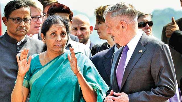 Sitharaman and Mattis will be meeting